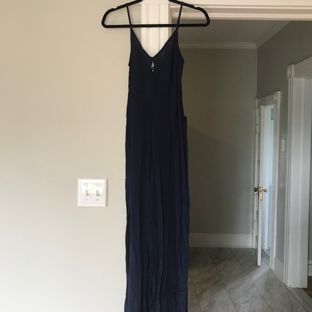 Navy Spaghetti Strap Jumper